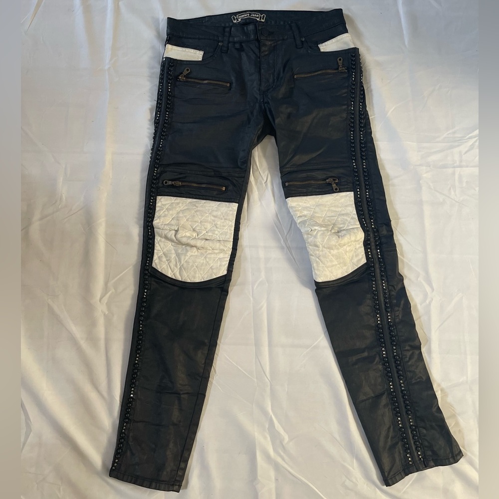 Black and white robins jeans size 31